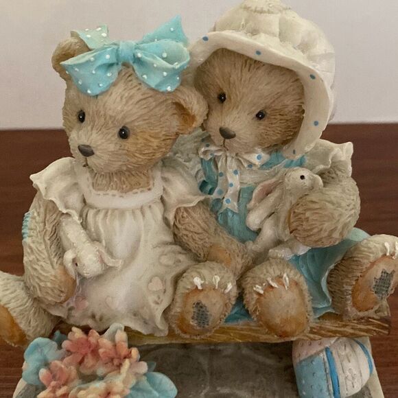 🔥3/$20🔥 Cherished Teddies Tracie and Nicole friendship figurine 911372 - Picture 3 of 8